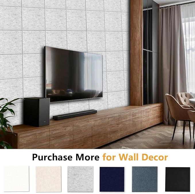 Thick Cork Board for Wall with Pins, 36" x 24" Bulletin Board Self-Adhesive Pin Board | Customized 6 Packs Felt Tiles for Office Home Wall Decor