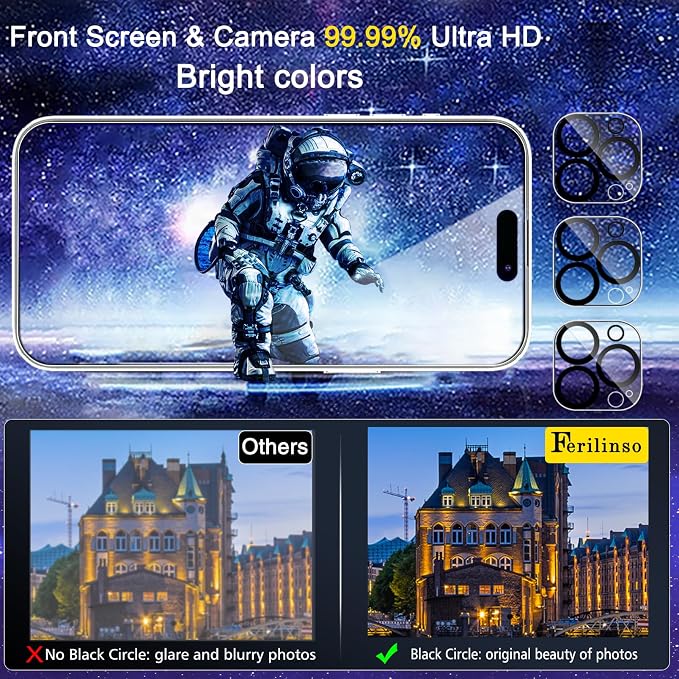 Ferilinso 3 Pack Screen Protector - Image 6