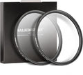 Walking Way 86mm White Mist Diffusion Filter Set, Soft Focus Dreamy Fog Effect by WalkingWay