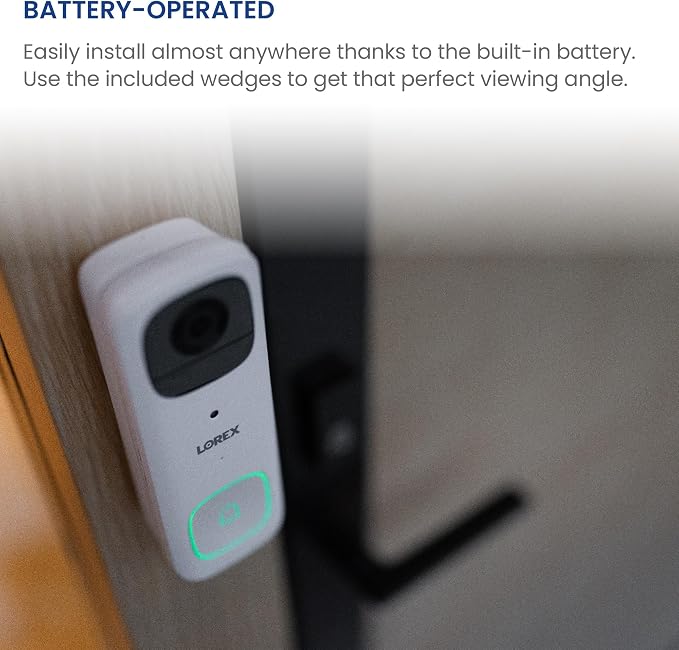 Lorex 2K Wireless WiFi Smart Video Doorbell Camera | No Subscription Fee | 32GB - Image 5