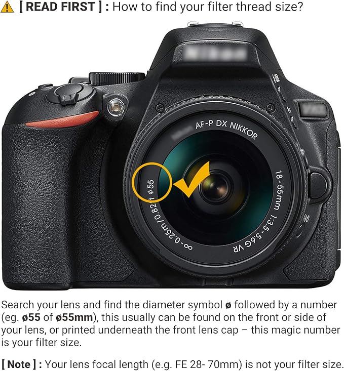 55mm Macro Close-Up Filter Set Macro Filter Accessory - Image 6