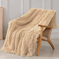 Tuddrom Decorative Extra Soft Faux Fur Blanket Twin Size 70" x 78", Solid by Tuddrom