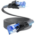 EWIND Anti-Tear Nylon for Cat 8 Ethernet Cable, 20FT Heavy Duty High Speed by EWIND