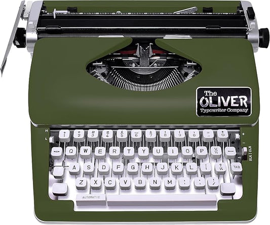 Timeless Manual Typewriter, Olive