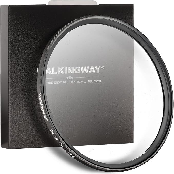 Walking Way 37MM White Pro Mist Diffusion Lens Filter, Dreamy Fog & Soft Glow by WalkingWay