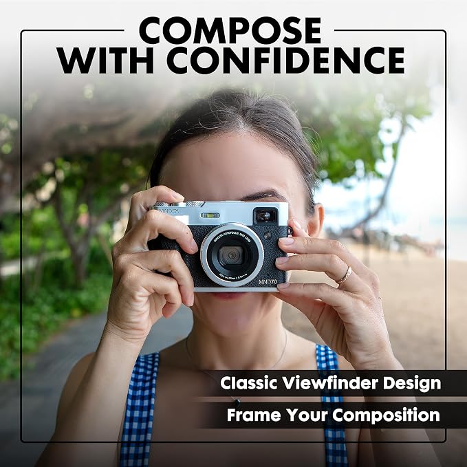 Minolta Retro Digital Camera – 48MP Autofocus Compact - Image 5