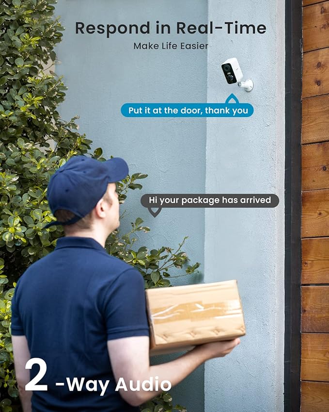 ieGeek Security Cameras Wireless Outdoor, 2K 3MP Battery Powered WiFi Security - Image 7