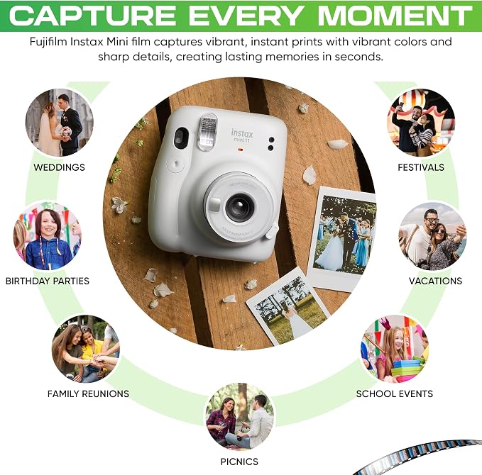 Fujifilm Instax Mini Film Two Instant Film Twin Packs - Image 3