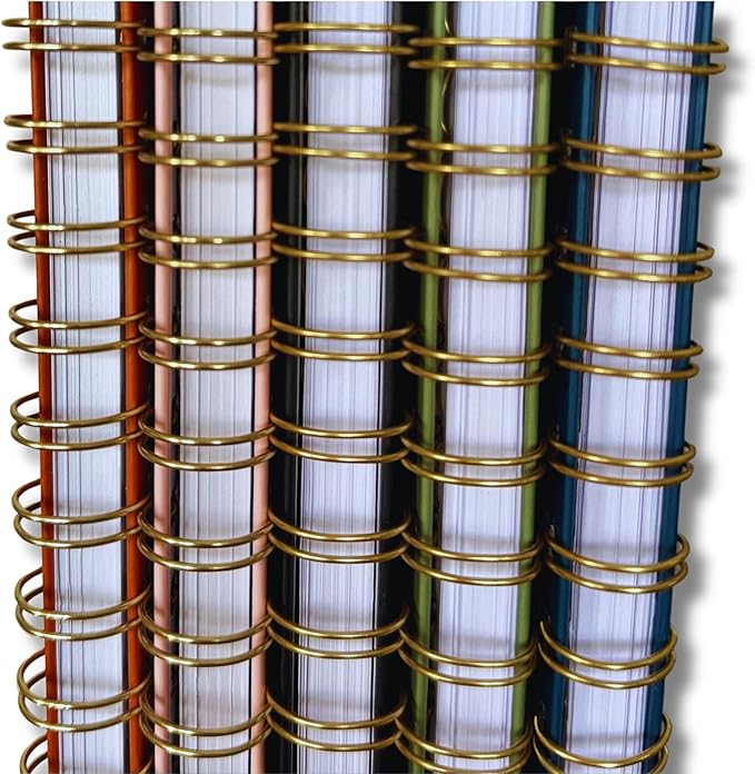 | Meeting Notebook for Work | 8.25" x 11.75" | Project Planner | Simple Design | Multiple Layouts | Office and Business Planner (Evergreen, Meeting Planner - Portrait)