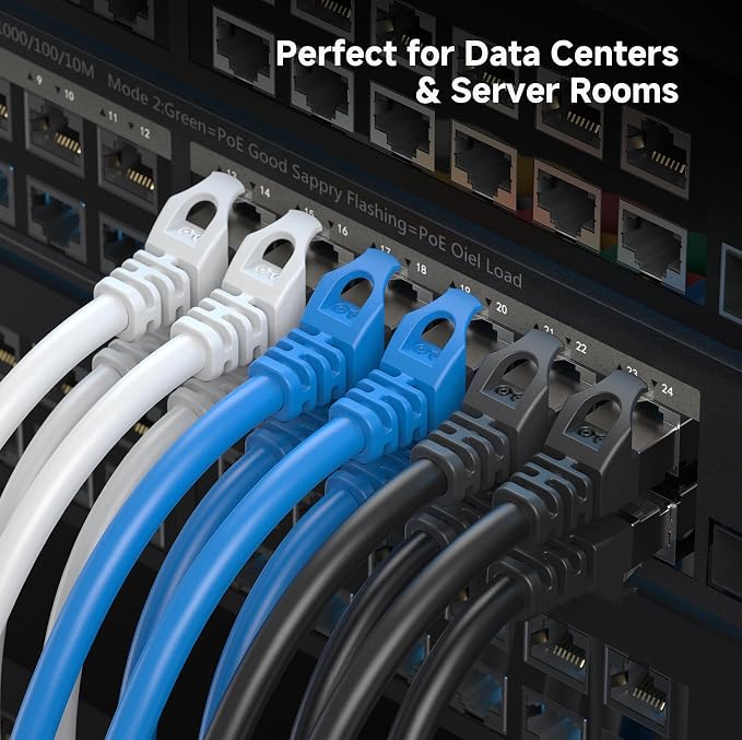 Cable Matters 10Gbps 5-Pack Snagless Shielded Cat 6A Ethernet Cable - 14ft - Image 8