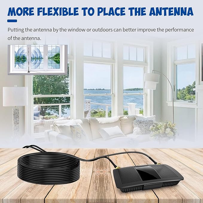 Bingfu WiFi Antenna Extension Cable 2-Pack RP-SMA Male to RP-SMA Female - Image 5