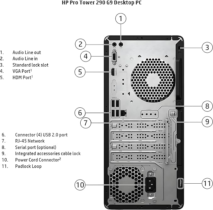 HP 290 G9 Desktop Computer, 13th Gen Intel Core i3-13100 Processor (Up to 4.50GHz)- 16GB RAM - 512GB PCIe SSD - HDMI, VGA, Wire Keyboard & Mouse, Wi-Fi, Windows 11 Pro