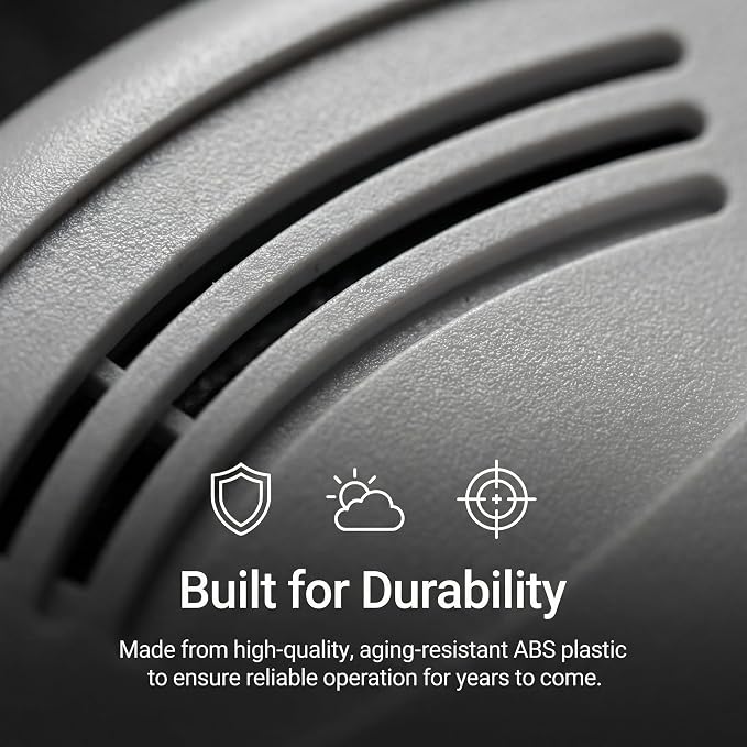 2 Pack Photoelectric Smoke Detector, 10-Year Battery Operated Fire Alarm - Image 5