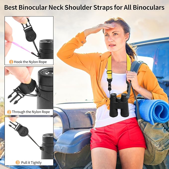FIEIL Adjustable Shoulder Strap, Nylon Camera Strap, Comfortable Neck Strap - Image 4