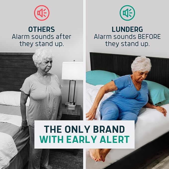 Lunderg Wireless Early Alert Bed Alarm System - Image 2