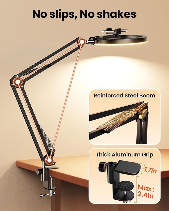 Upgrade Ring Light Overhead Camera Phone Mount - Image 8
