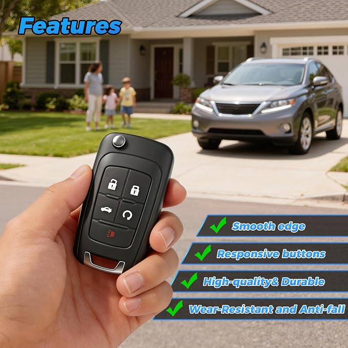 Key Fob 2Pcs 13504199 Compatible - Image 6