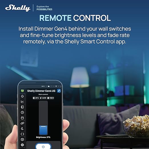 Shelly Dimmer Gen4 US UL, Zigbee Smart Dimming, Compatible - Image 6