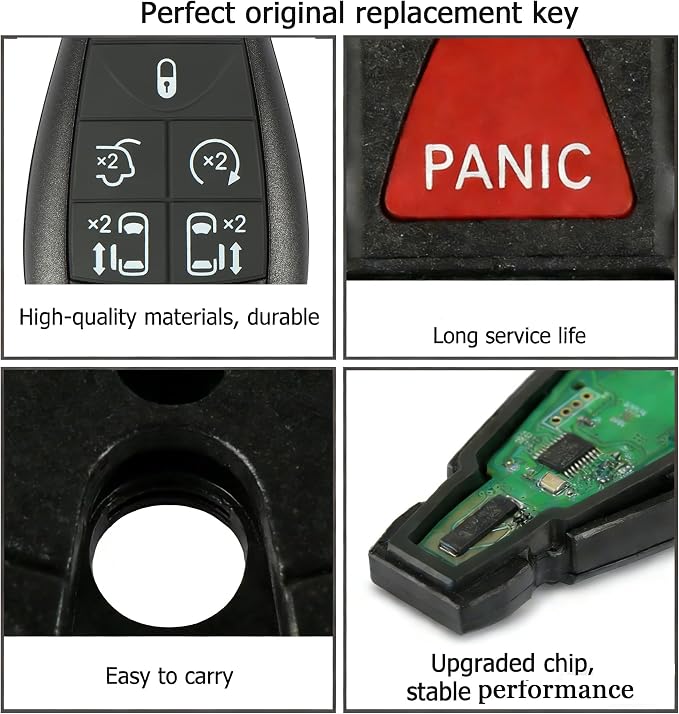 Keyless Entry Remote, Key Fob Kit - Image 2