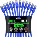 Maximm Cat 6 Ethernet Cable 20 Ft, Cat6 Cable, LAN Cable, Internet Cable by MaximmCable