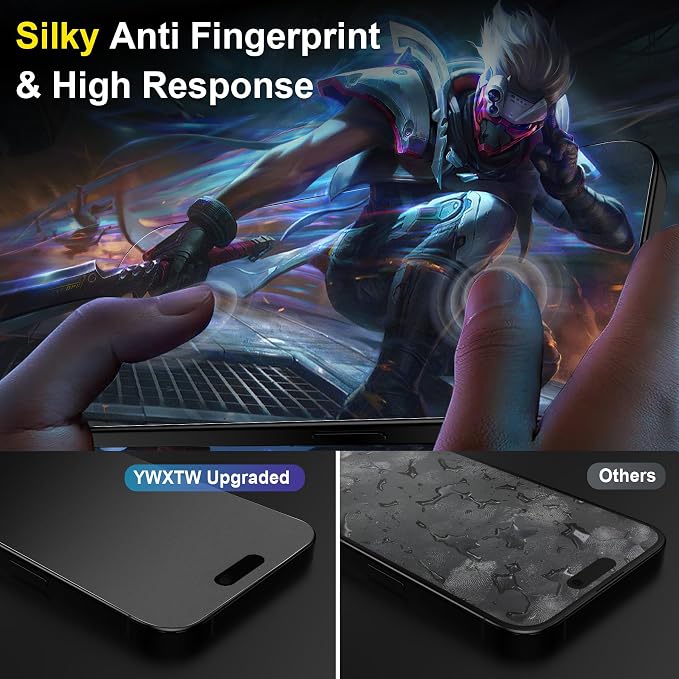 YWXTW 2 Pack Matte Screen Protector - Image 5