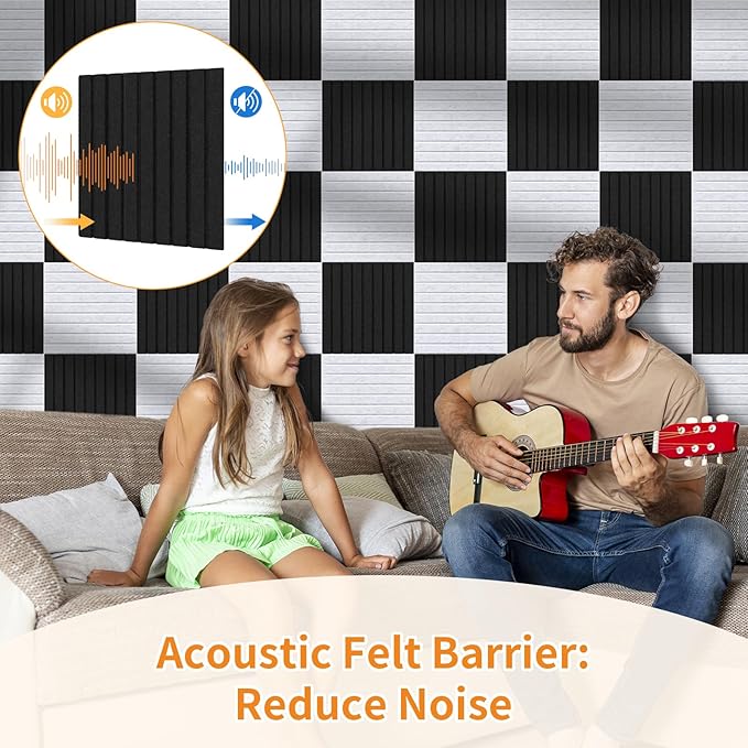 Smarpau 12 Pack Large Cork Board, 48"x36" Felt Bulletin Board, Corkboard with 35 Pushpins 50 Removable Security Stickers, Cork Boards for Office Home