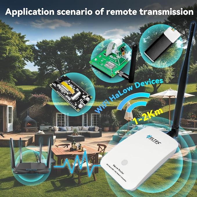 Heltec Point to Point Wireless Bridge, WiFi HaLow, Long Range Wireless Bridge - Image 3