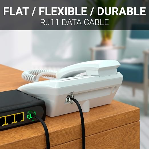 G-PLUG 30FT RJ11 Cable Phone Cord - Image 2