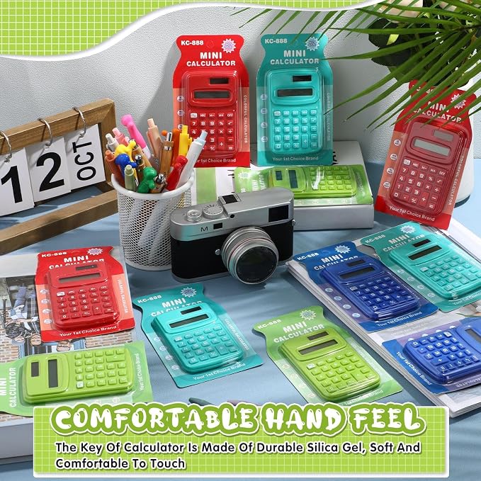 LEIFIDE 24 Pack Pocket Calculator Small Bulk Basic 4 Function Calculator 8 - Image 7