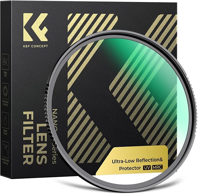 K&F CONCEPT 67mm Shockproof & Ultra Low Reflectivity MCUV Lens Protection Filter by KFCONCEPT