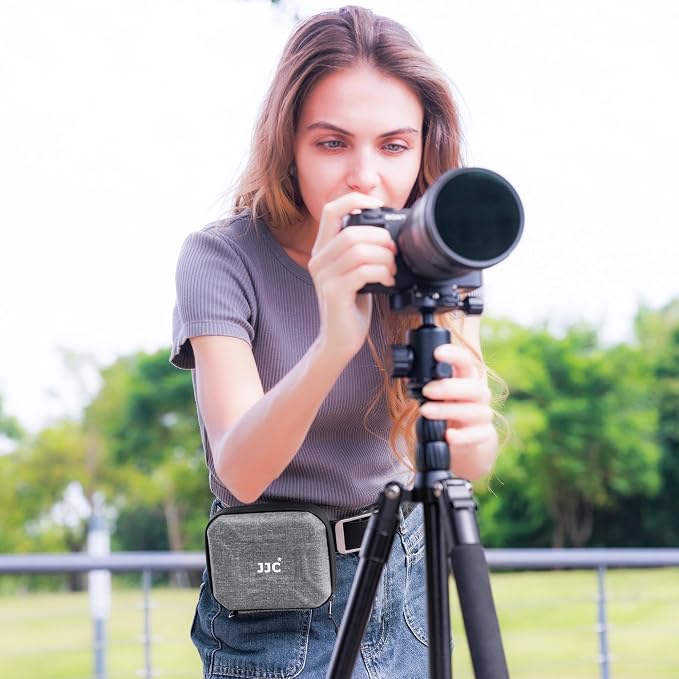 JJC Hard Lens Filter Pouch, 4-Pocket Filter Case - Image 8