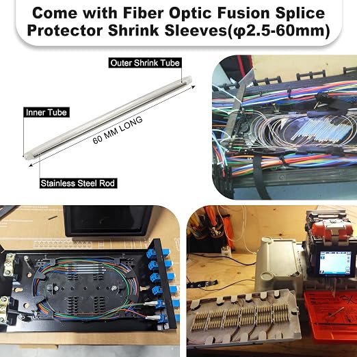 12 Strand Multimode OM3 50/125 LC-UPC Fiber Pigtail, 1.5 Meters LC-OM3 Fiber - Image 2