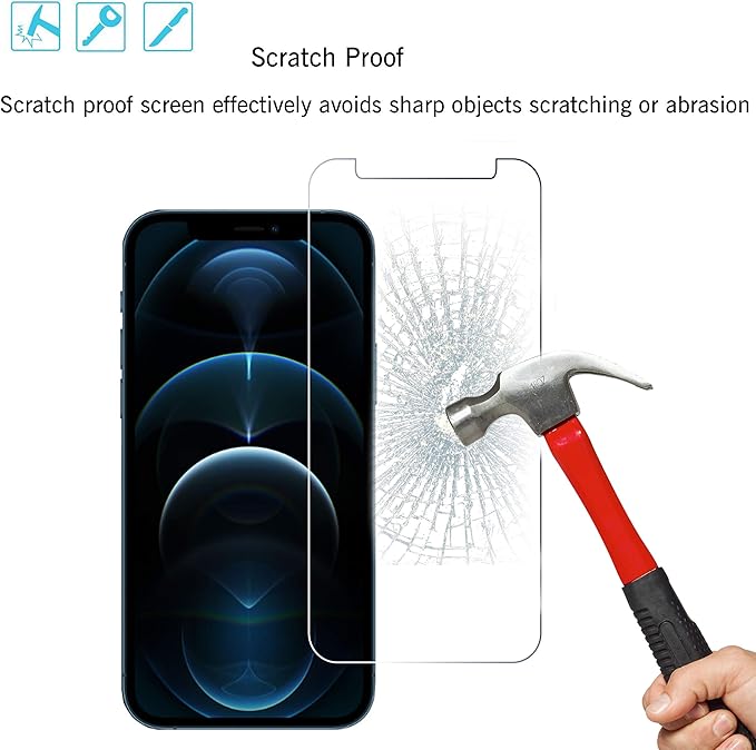 Ailun Screen Protector for iPhone 12 pro Max 2020 6.7 Inch 3 Pack Case Friendly - Image 3