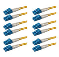 SpeedyFiberTX – 6-Pack 1.5 Meter LC to LC Fiber Patch Cable, Corning SMF-28 by SpeedyFiberTX