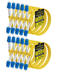 3M LC to LC Single Mode Fiber Patch Cable, 10 Pack OS2 LC to LC Fiber Patch by VANDESAIL