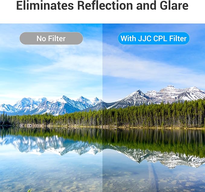 JJC 72mm Circular Polarizer Polarizing CPL Filter - Image 2