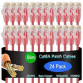 Cat6a Slim Ethernet Patch Cable 1.5 ft, Cat6a Patch Cable by Lysymixs
