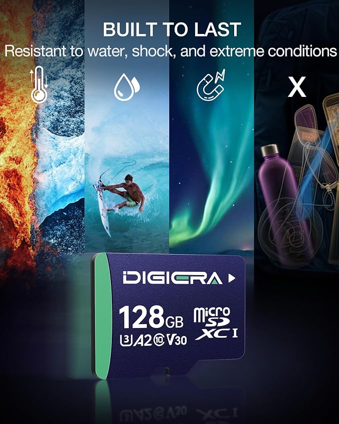 DIGIERA 128GB CT100 microSDXC UHS-I Memory Card - Image 8