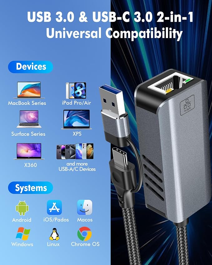 5gb USB to Ethernet Adapter - Image 4