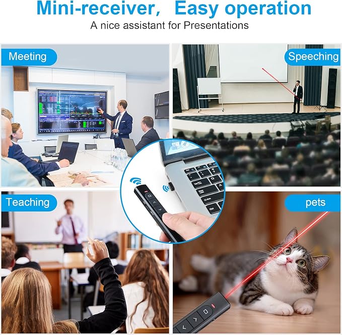 Wireless Presenter Remote, Presentation Clicker - Image 7