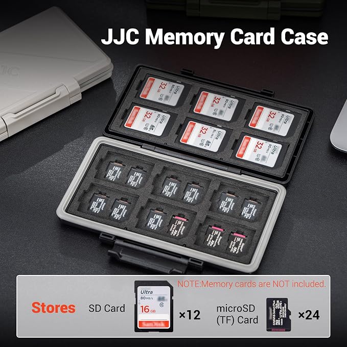 Blue 36 Slots Memory Card Case Water-Resistant Anti-Shock Memory Card Wallet - Image 3