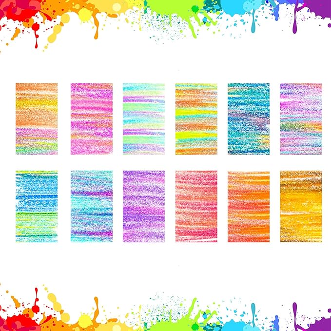 24 Pack Rainbow Pencils, Cute School Supplies, Gifts for Teen Gifts Trendy Stuff, Art Supplies for Adults, Birthday Party Favors, Art Supplies for Kids