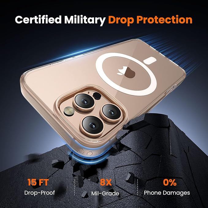 toushion 3 in 1 for iPhone 16 Pro Max Case Clear - Image 5