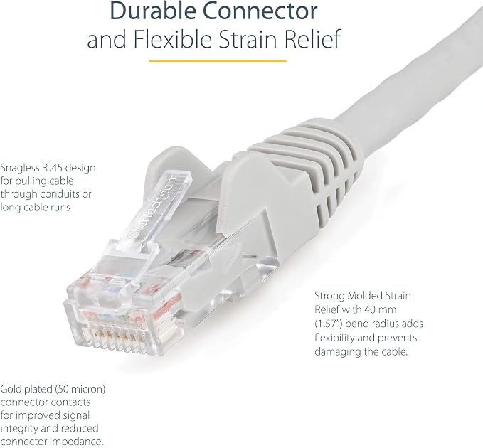 StarTech.com 3ft CAT6 Ethernet Cable - Image 3