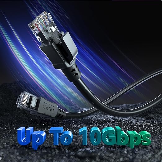 Cat 6 Outdoor Ethernet Cable 250 ft, 24AWG 10Gbps Cat6 Cable Cord Waterproof - Image 8