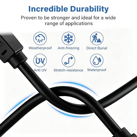 Ethernet Cable 100ft For Cat6/Cat5E, 10Gbps Compatible - Image 2