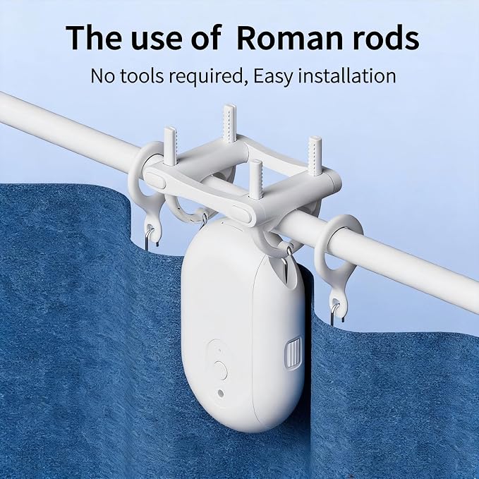 Smart Automatic Curtain Opener and Closer, Remote Control - Image 5