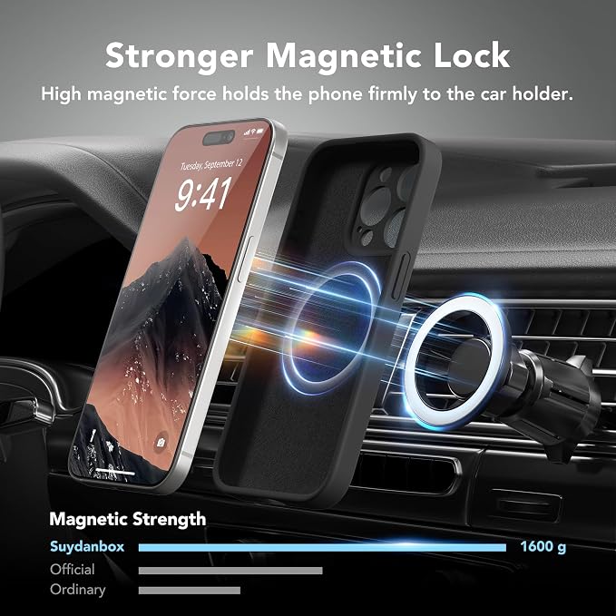 Magnetic for iPhone 15 Pro Case, Compatible - Image 3