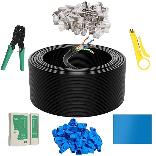 Cat6 Outdoor Ethernet Cable 500 FT by Conable