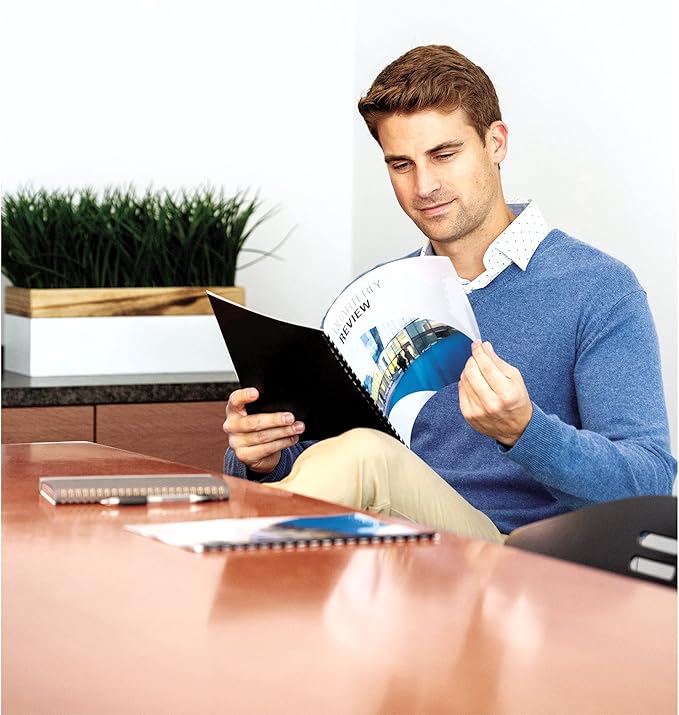 Fellowes 52089 Binding Presentation Covers, 8mil, Letter, 100 Pack, Clear